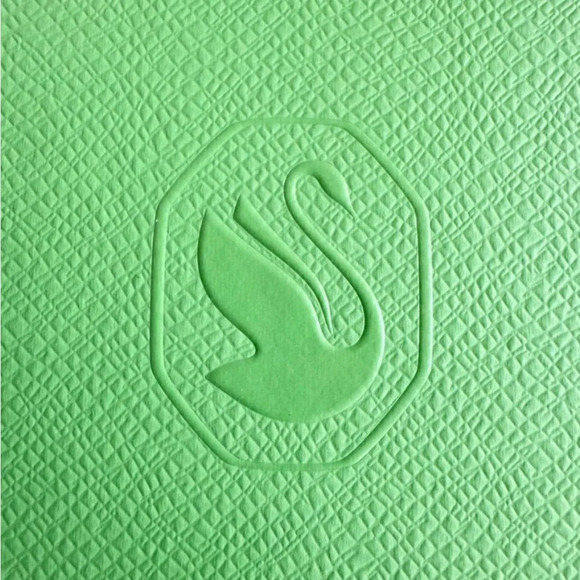 Swarovski Green Octagon Jewelry Display Storage Travel Gift Box Case EMPTY NEW ! - Picture 4 of 13